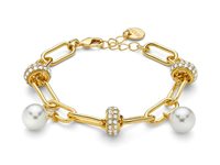 Bracciale Kiara Donna in Lega metallica Zircone KBRD1769G - KBRD1769G